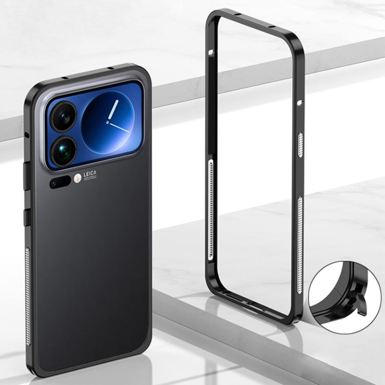 For Xiaomi 17 Pro Metal Frame Heat Dissipation Phone Case