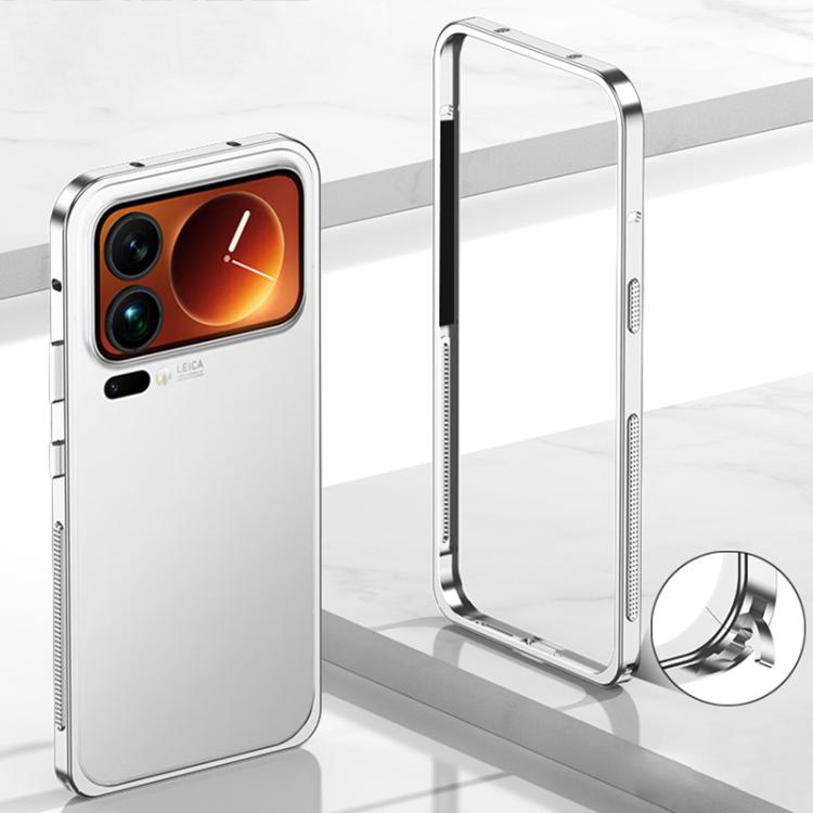 For Xiaomi 17 Pro Metal Frame Heat Dissipation Phone Case