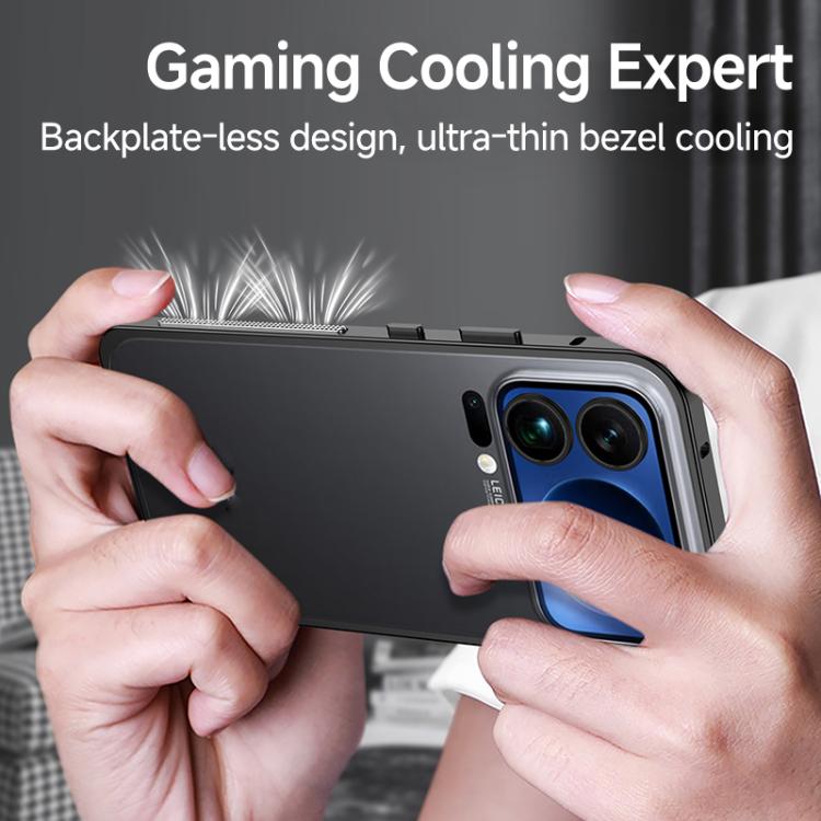 For Xiaomi 17 Pro Metal Frame Heat Dissipation Phone Case