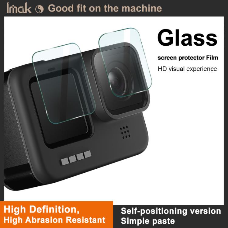 For Insta360 Ace Pro imak Tempered Glass Film with Camera Lens Film, Self-positioning Version