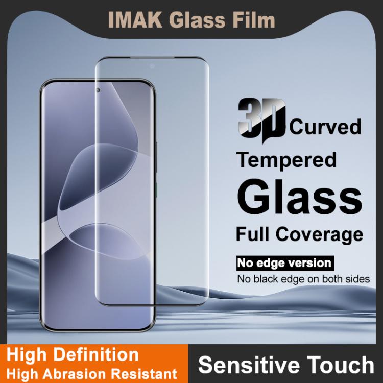 For Infinix Hot 60 Pro+ 4G imak No Edge Version 3D Curved Full Screen Tempered Glass Film