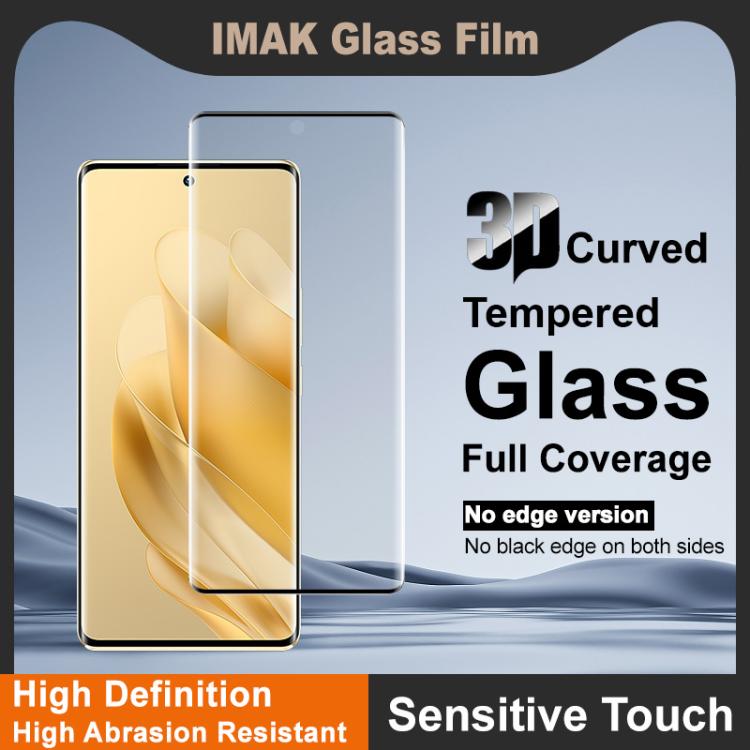 For Infinix Zero 30 imak No Edge Version 3D Curved Full Screen Tempered Glass Film