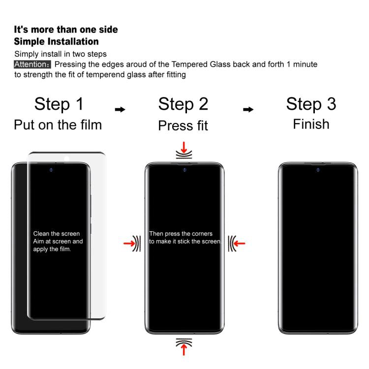 For Tecno Camon 50 Pro 4G imak No Edge Version 3D Curved Full Screen Tempered Glass Film