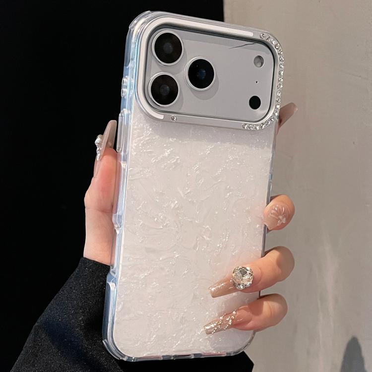 For iPhone 17 Pro Max Gilded Colorful Shell Patterned TPU+IMD Phone Case