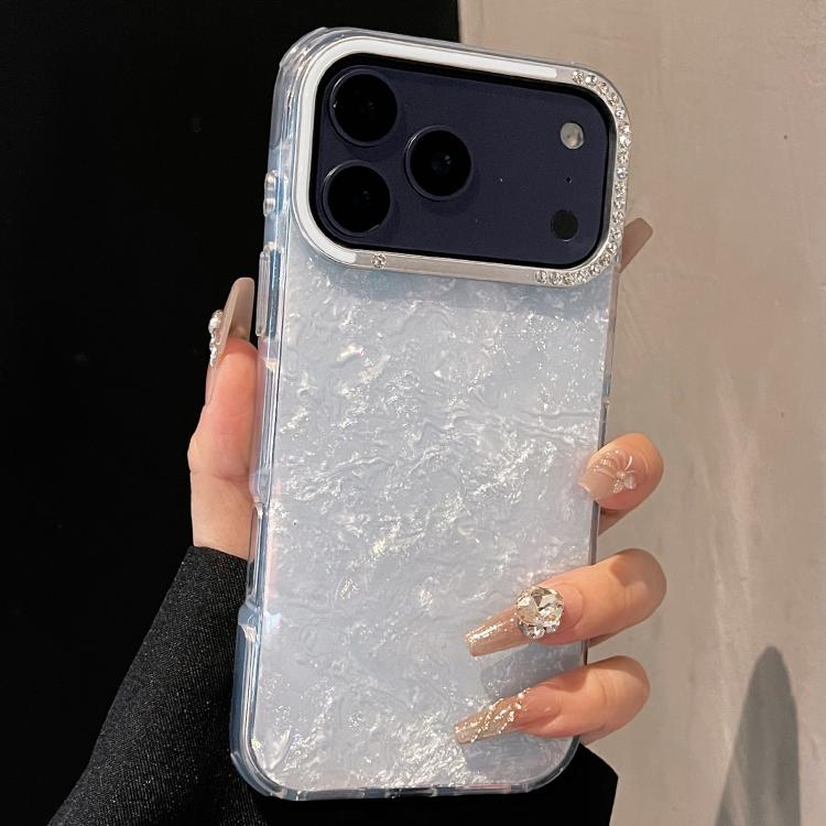 For iPhone 17 Pro Max Gilded Colorful Shell Patterned TPU+IMD Phone Case