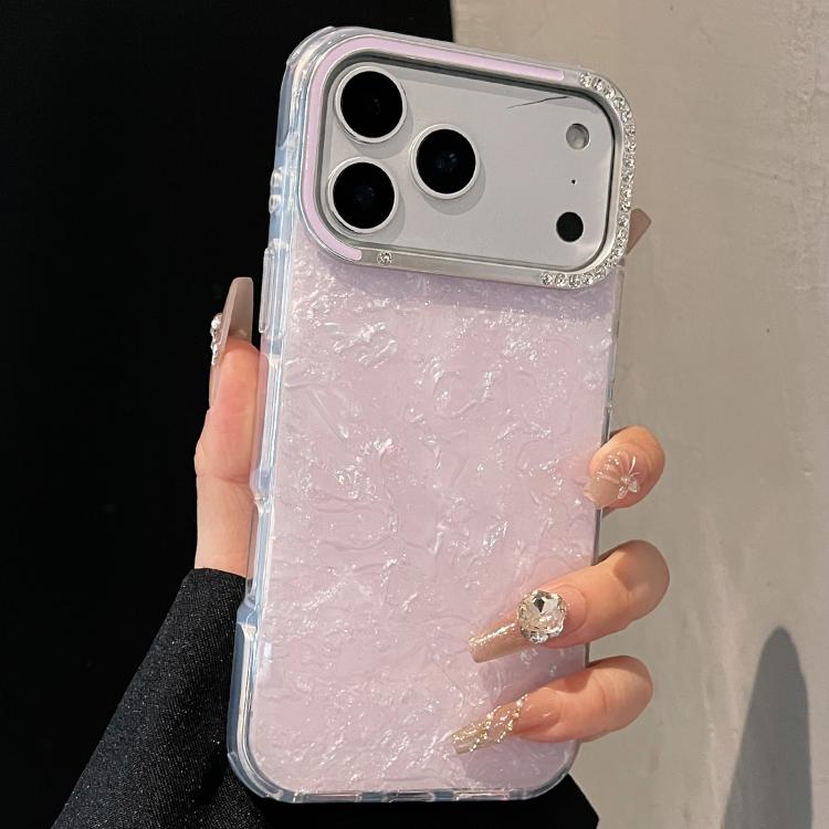 For iPhone 17 Pro Gilded Colorful Shell Patterned TPU+IMD Phone Case