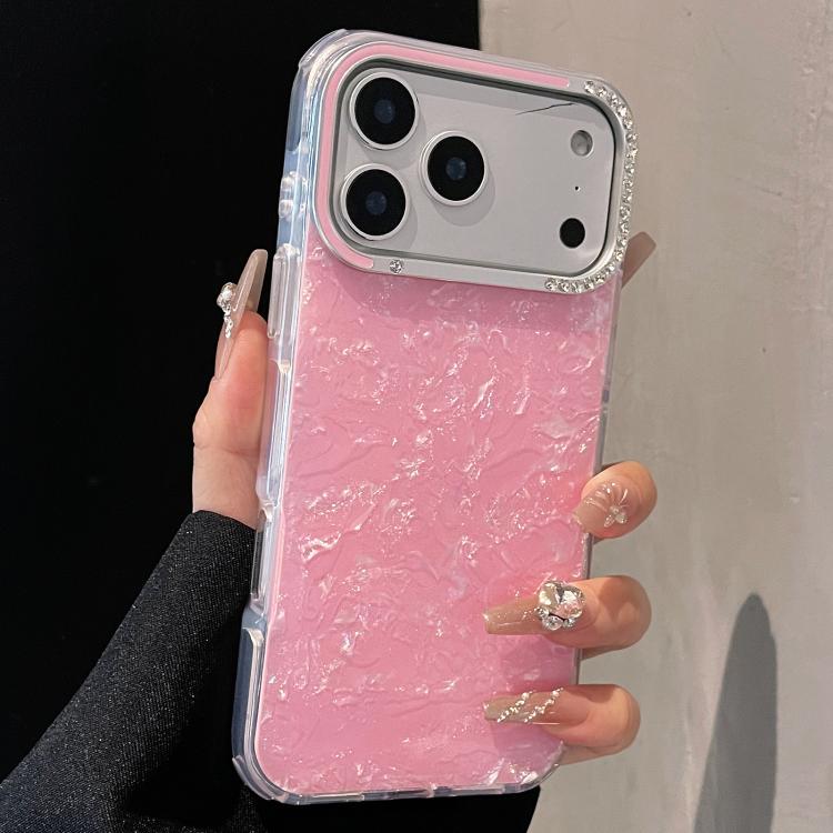 For iPhone 17 Pro Gilded Colorful Shell Patterned TPU+IMD Phone Case