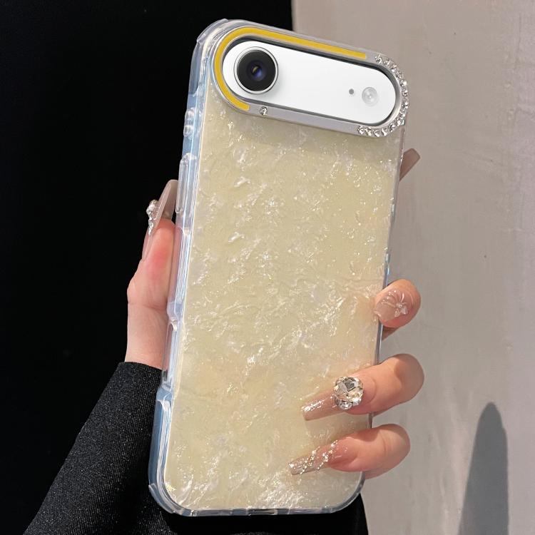 For iPhone Air Gilded Colorful Shell Patterned TPU+IMD Phone Case