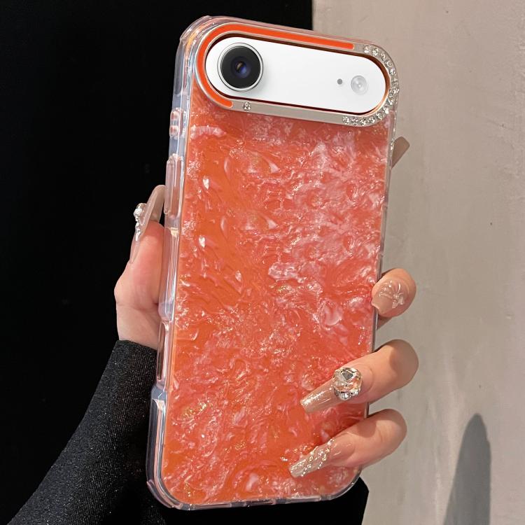 For iPhone Air Gilded Colorful Shell Patterned TPU+IMD Phone Case