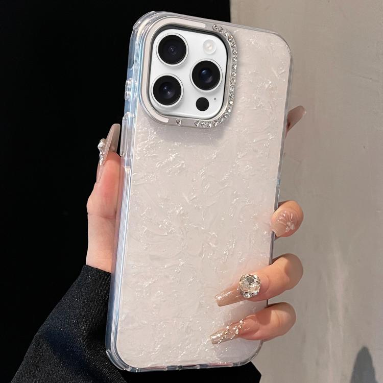 For iPhone 15 Pro Max Gilded Colorful Shell Patterned TPU+IMD Phone Case