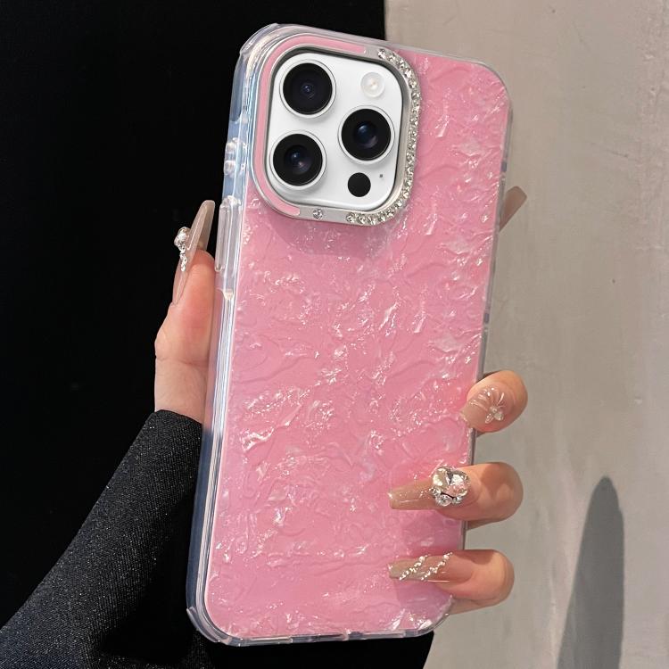 For iPhone 13 Pro Max Gilded Colorful Shell Patterned TPU+IMD Phone Case