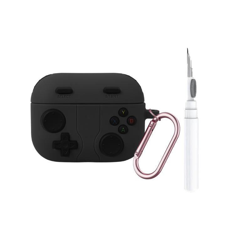 For AirPods Pro 3 Game Console Style Wireless Earphone Silicone Cover with Cleaning Pen
