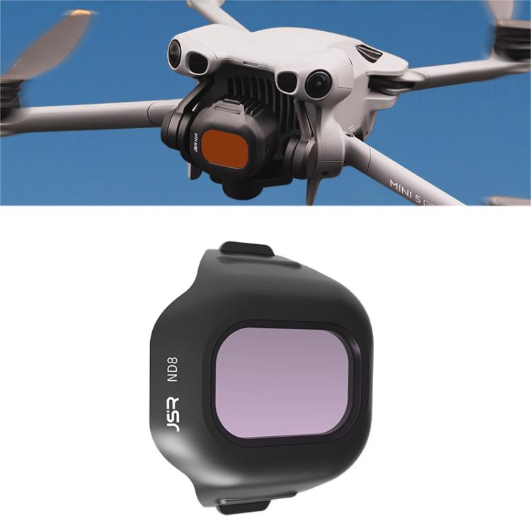 For DJI Mini 5 Pro JSR CB Series Clip-on Drone Camera Lens Filter, Filter:ND8