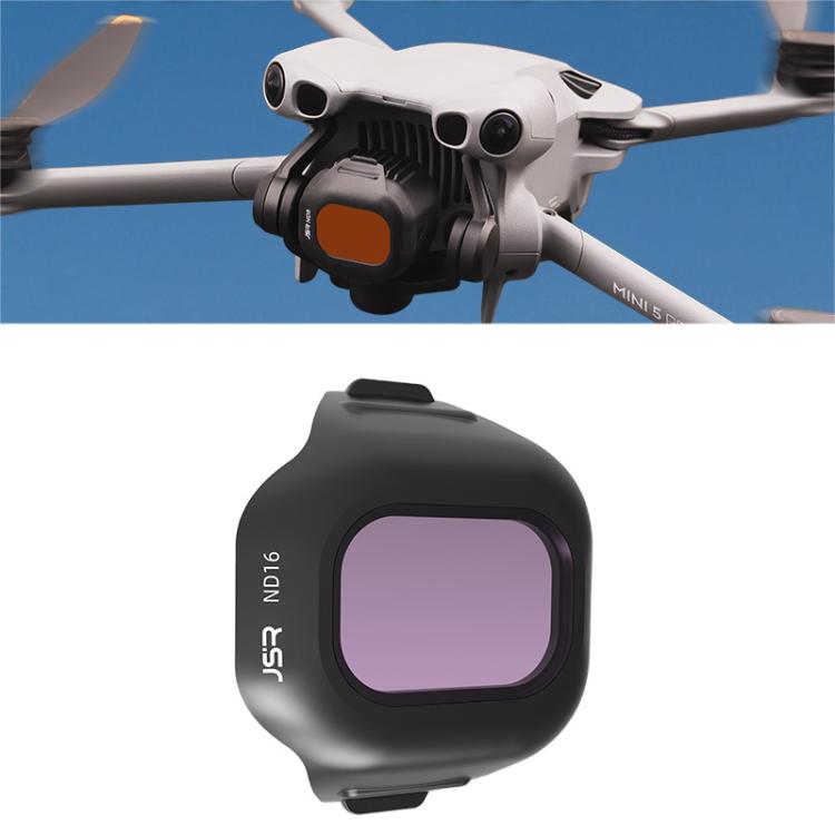 For DJI Mini 5 Pro JSR CB Series Clip-on Drone Camera Lens Filter, Filter:ND16