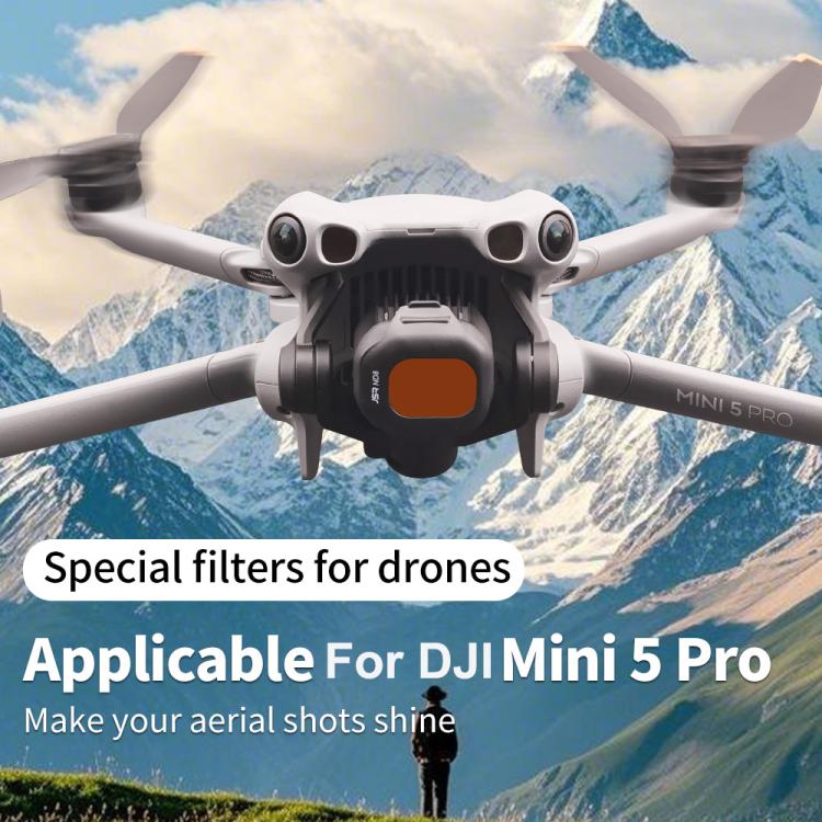 For DJI Mini 5 Pro JSR CB Series Clip-on Drone Camera Lens Filter, Filter:ND32
