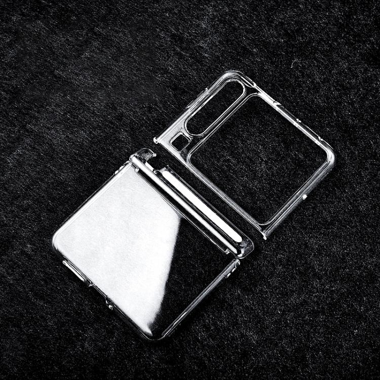 For Huawei Pura X Transparent PC Axis Shockproof Phone Case