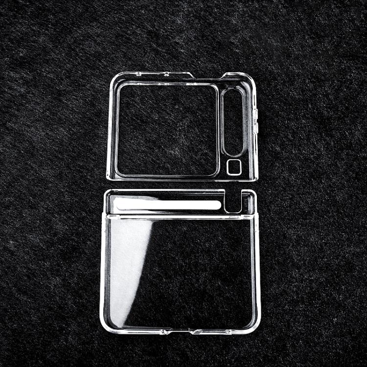 For Huawei Pura X Transparent PC Axis Shockproof Phone Case