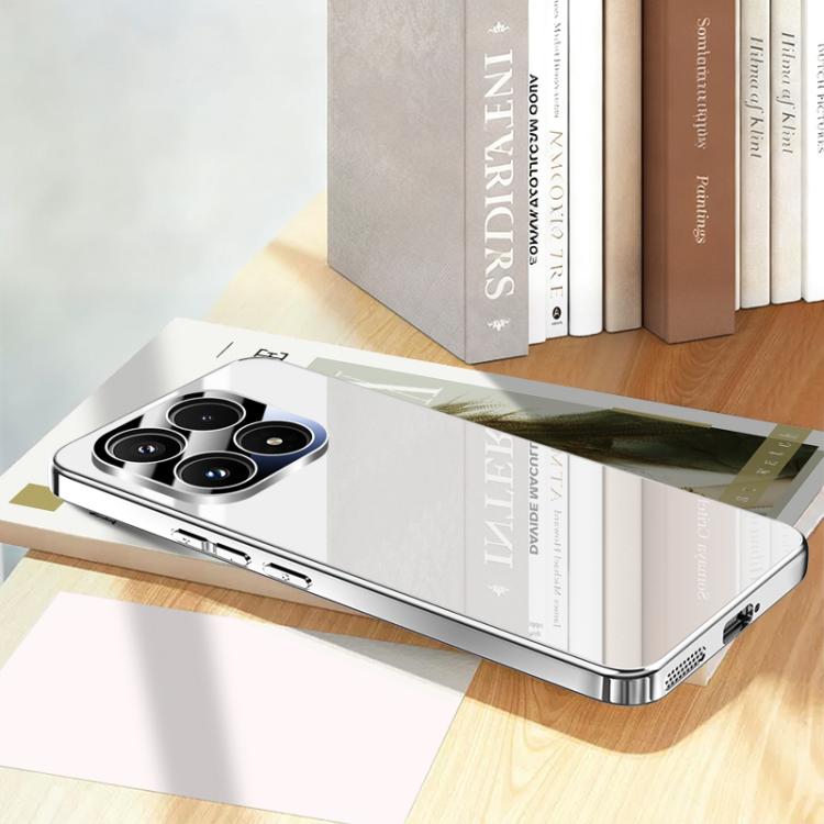For Xiaomi 17 Electroplating Ice Crystal Airbag Full Coverage Shockproof Phone Case