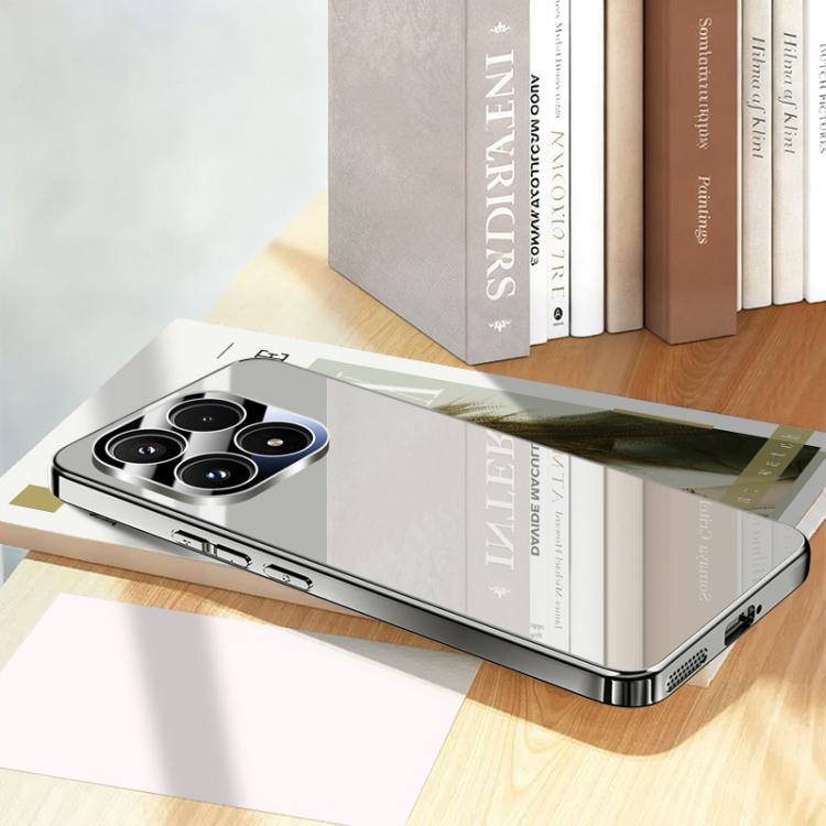 For Xiaomi 17 Electroplating Ice Crystal Airbag Full Coverage Shockproof Phone Case