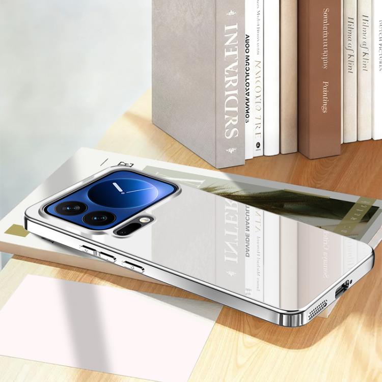 For Xiaomi 17 Pro Electroplating Ice Crystal Airbag Full Coverage Shockproof Phone Case