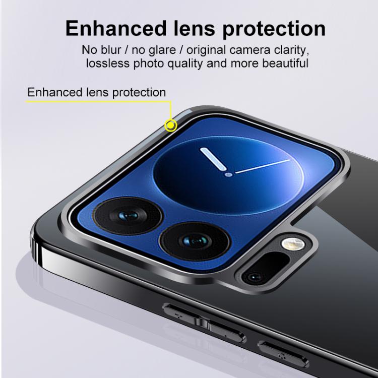 For Xiaomi 17 Pro Electroplating Ice Crystal Airbag Full Coverage Shockproof Phone Case