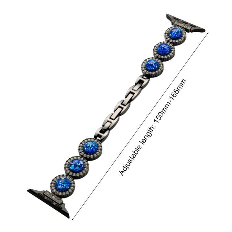 For Apple Watch 38 / 40 / 41 / S11 42mm xDfind Sparkling Diamond Jewelry Metal Watch Band