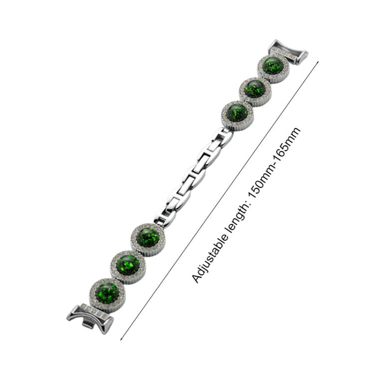 For Xiaomi Smart Band 10 / 9 / 8 xDfind Sparkling Diamond Jewelry Metal Watch Band
