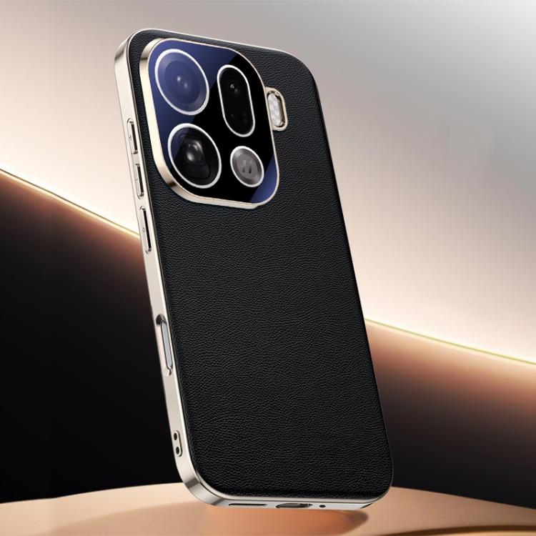 For OPPO Find X9 Pro Skin Feel Leather Texture Cooling Phone Case