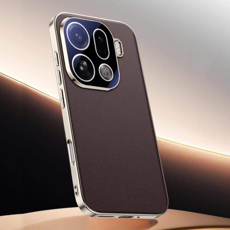 For OPPO Find X9 Pro Skin Feel Leather Texture Cooling Phone Case