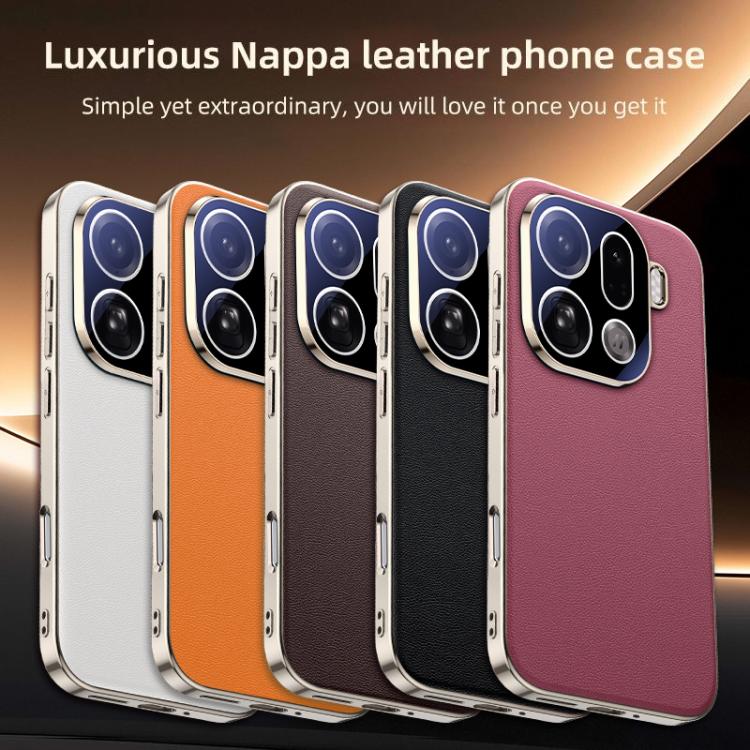For OPPO Find X9 Pro Skin Feel Leather Texture Cooling Phone Case