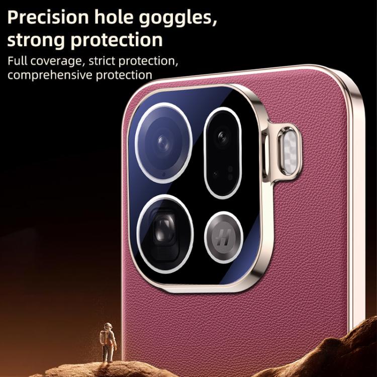 For OPPO Find X9 Pro Skin Feel Leather Texture Cooling Phone Case