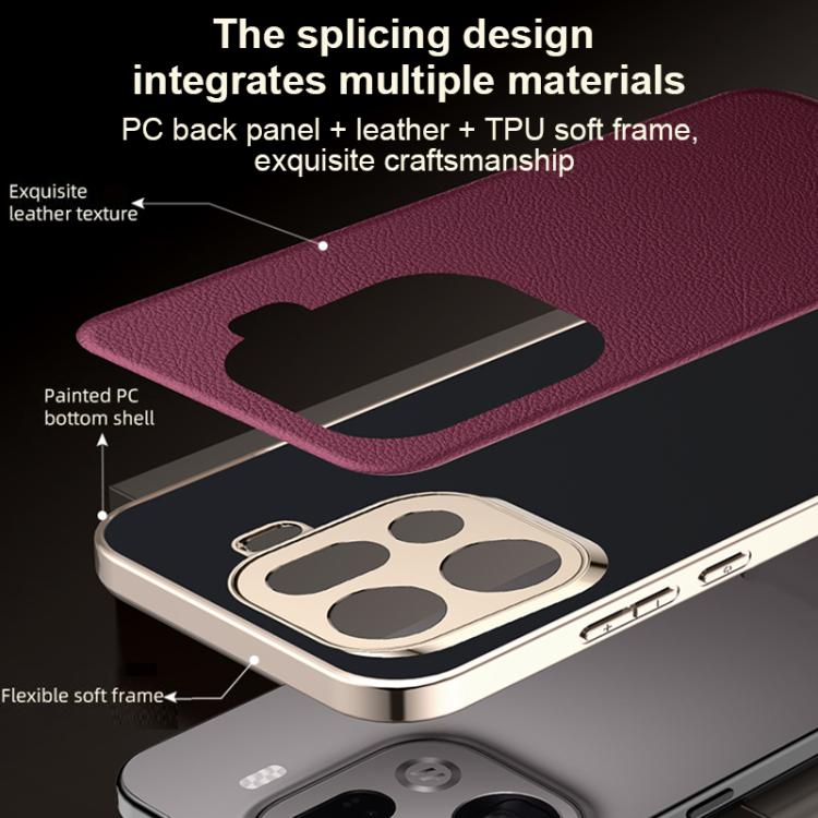 For OPPO Find X9 Pro Skin Feel Leather Texture Cooling Phone Case