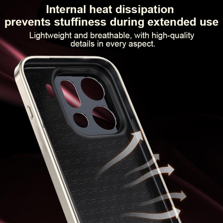 For OPPO Find X9 Pro Skin Feel Leather Texture Cooling Phone Case