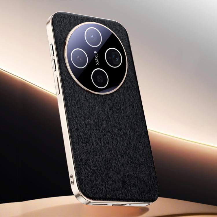 For vivo X300 Skin Feel Leather Texture Cooling Phone Case
