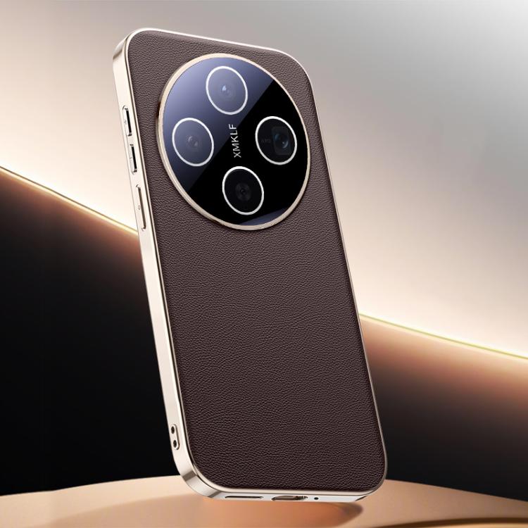 For vivo X300 Skin Feel Leather Texture Cooling Phone Case