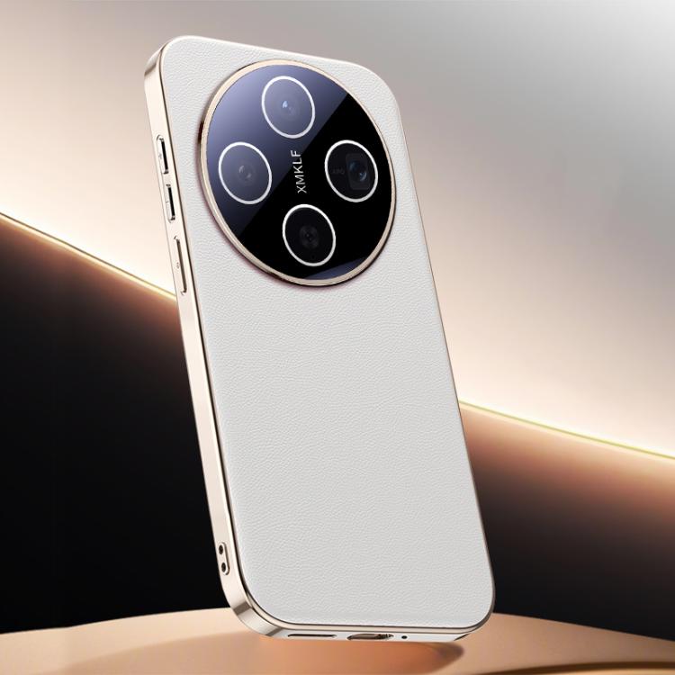 For vivo X300 Skin Feel Leather Texture Cooling Phone Case