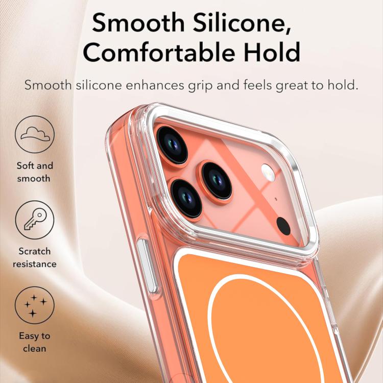 For iPhone 17 Pro Max Bright Shadow Two-color MagSafe Magnetic Phone Case