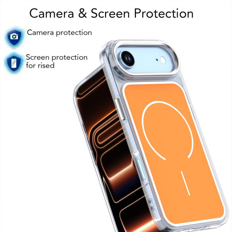 For iPhone Air Bright Shadow Two-color MagSafe Magnetic Phone Case