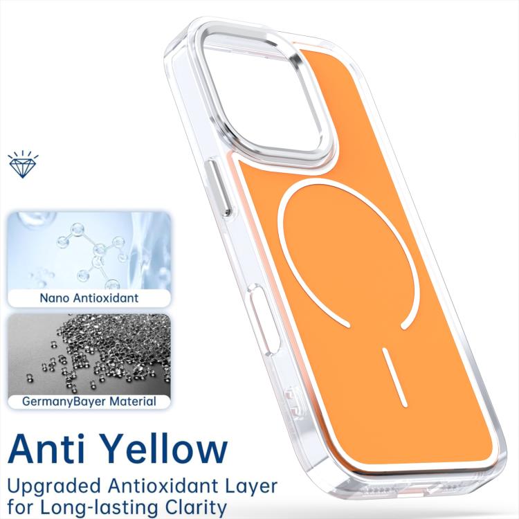 For iPhone 16 Pro Bright Shadow Two-color MagSafe Magnetic Phone Case