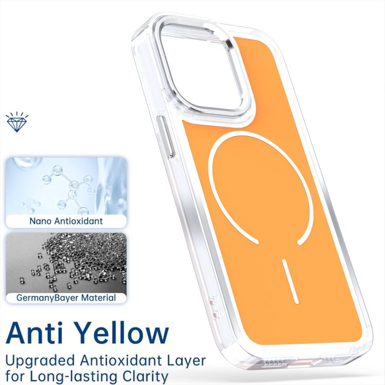 For iPhone 13 Pro Bright Shadow Two-color MagSafe Magnetic Phone Case