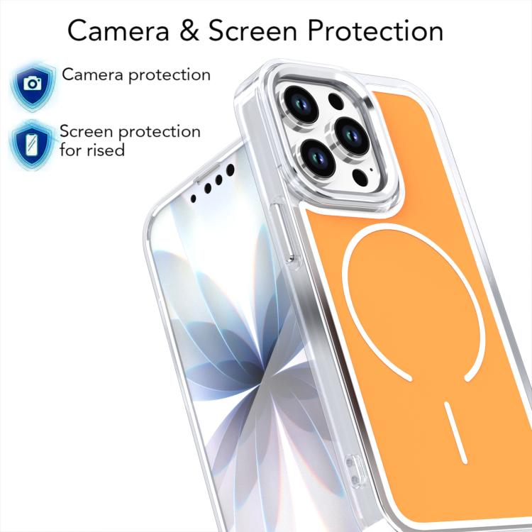 For iPhone 13 Pro Bright Shadow Two-color MagSafe Magnetic Phone Case
