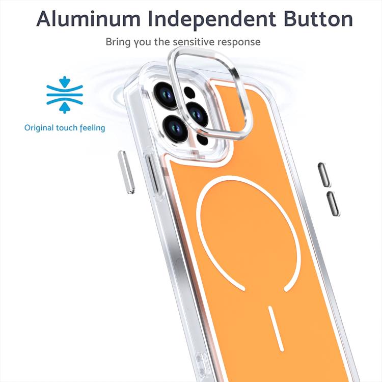 For iPhone 12 / 12 Pro Bright Shadow Two-color MagSafe Magnetic Phone Case