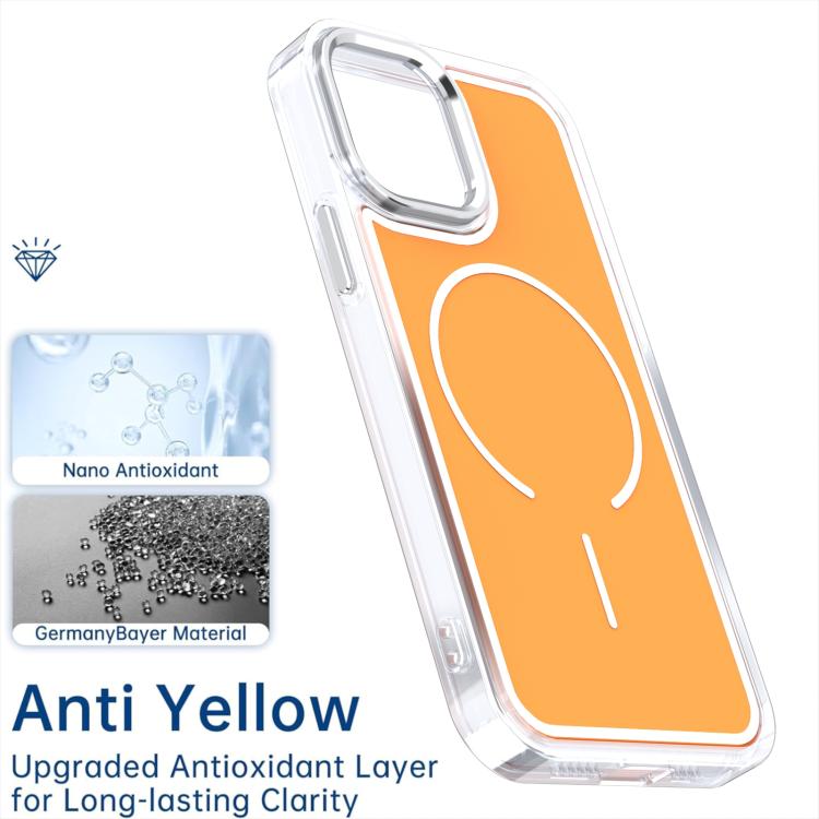 For iPhone 12 / 12 Pro Bright Shadow Two-color MagSafe Magnetic Phone Case