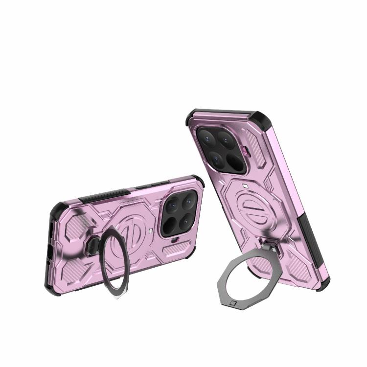 For Xiaomi 15T Pro 5G Global J-20 Solid Color MagSafe Magnetic TPU+PC Phone Case