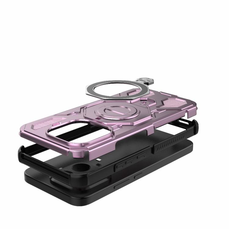 For Xiaomi 15T Pro 5G Global J-20 Solid Color MagSafe Magnetic TPU+PC Phone Case