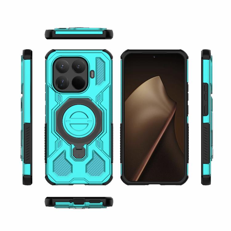 For Xiaomi 15T Pro 5G Global J-20 Solid Color MagSafe Magnetic TPU+PC Phone Case