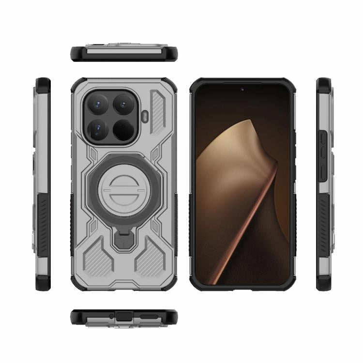 For Xiaomi 15T Pro 5G Global J-20 Solid Color MagSafe Magnetic TPU+PC Phone Case