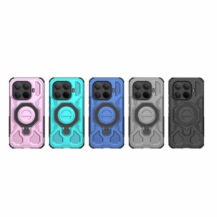 For Xiaomi 15T Pro 5G Global J-20 Solid Color MagSafe Magnetic TPU+PC Phone Case