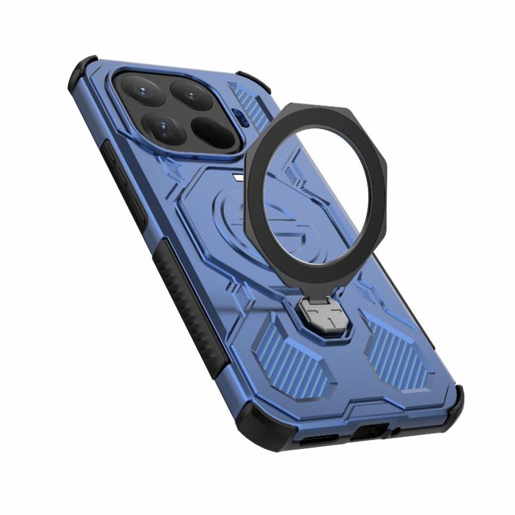 For Xiaomi 15T Pro 5G Global J-20 Solid Color MagSafe Magnetic TPU+PC Phone Case