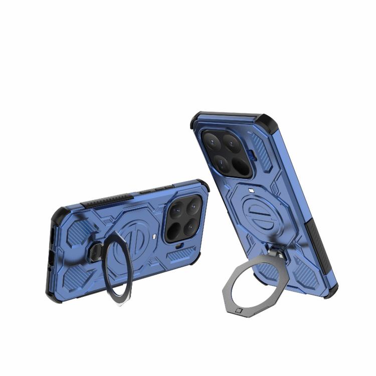 For Xiaomi 15T Pro 5G Global J-20 Solid Color MagSafe Magnetic TPU+PC Phone Case